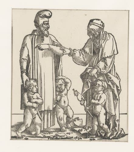 Patriarchen van het Oude Testament met hun vrouwen en kinderen by anonymous