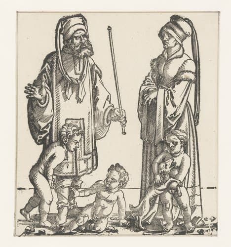 Enos met zijn vrouw en kinderen by anonymous