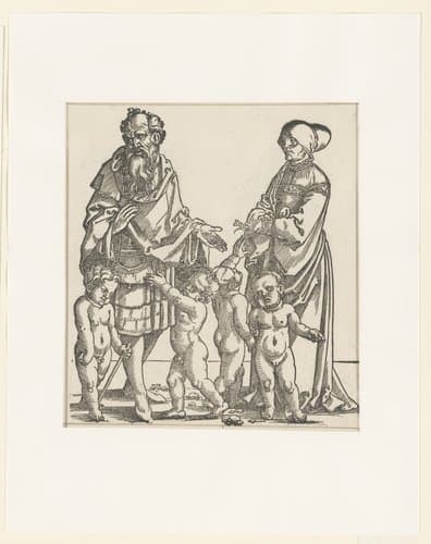 Patriarchen van het Oude Testament met hun vrouwen en kinderen by anonymous