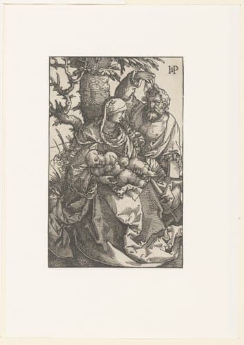 Maria met kind en peer by anonymous; Hans Sebald Beham