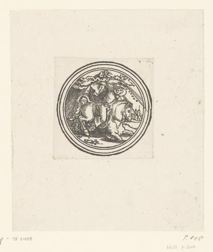 Bekering van apostel Paulus by anonymous; Hans Sebald Beham