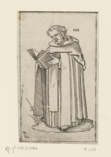 Kostuums van geestelijken by anonymous; Hans Sebald Beham