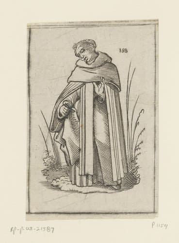 Monnik van de orde Onze Lieve Vrouwenbroederschap by anonymous