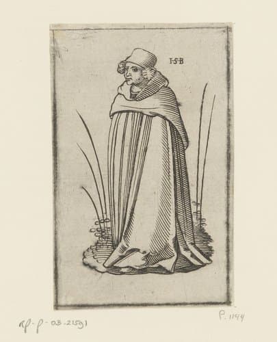 Monnik van de orde der Celestijnen by anonymous