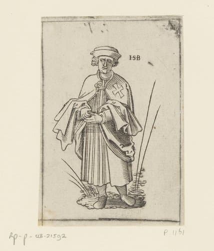 Monnik van de orde der Johannieters by anonymous