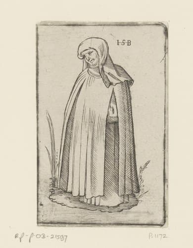 Monnik van de orde der Camaldulenzers by anonymous