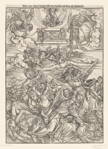 Blazen van de zesde bazuin by Ieronimus Greff von Frankfurt