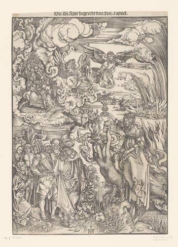 Kopieën naar Dürers Apocalyps by Ieronimus Greff von Frankfurt