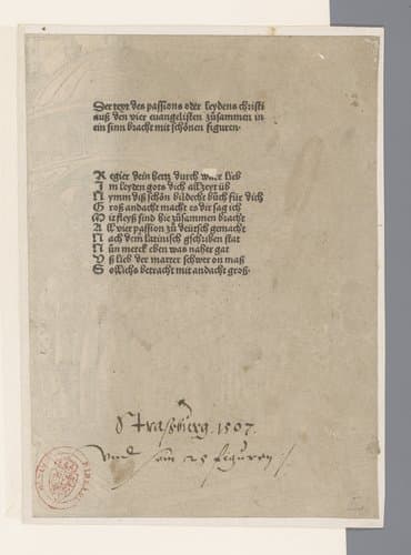Mensen trachten Christus te stenigen by anonymous; Urs Graf