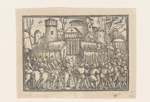 Veroveren van Jerusalem by anonymous; Hans Holbein (II)