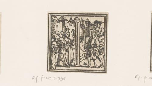 Versierde initialen by anonymous; Hans Holbein (II)