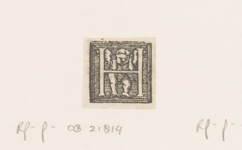 Versierde initialen by anonymous; Hans Holbein (II)