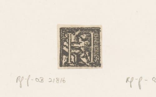 Letter H: putti by anonymous; Hans Holbein (II)