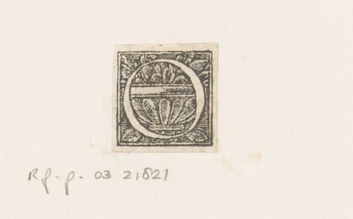 Versierde initialen by anonymous; Hans Holbein (II)