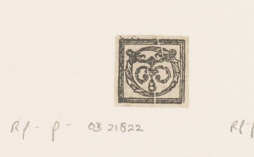 Versierde initialen by anonymous; Hans Holbein (II)