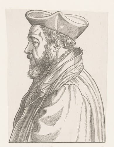 Portret van Jean de Gorris by André Wechel