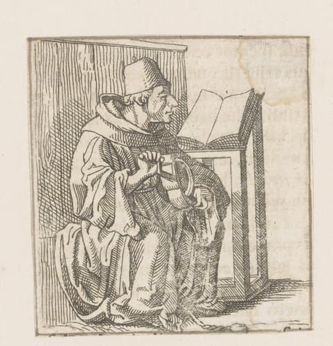 Heilige Nicolaas van Myra speelt op een lier