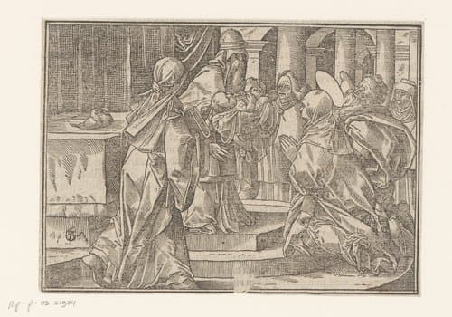 Presentatie van Christus in de tempel by anonymous; Christoph Murer