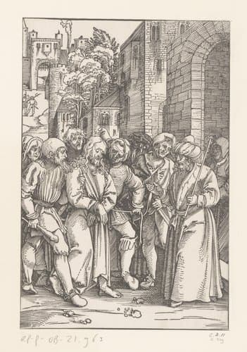 Christus voor Pilatus by anonymous; Hans Schäufelein