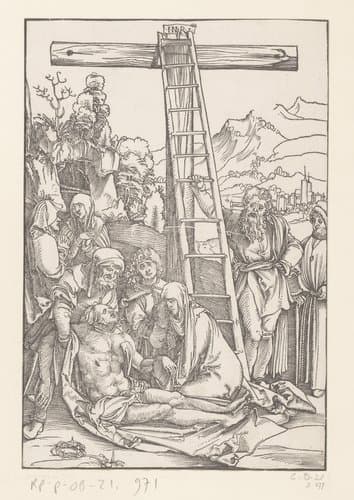 Bewening van Christus by anonymous; Hans Schäufelein