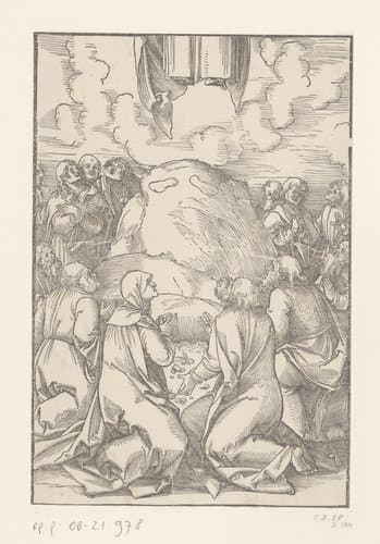 Hemelvaart van Christus by anonymous; Hans Schäufelein