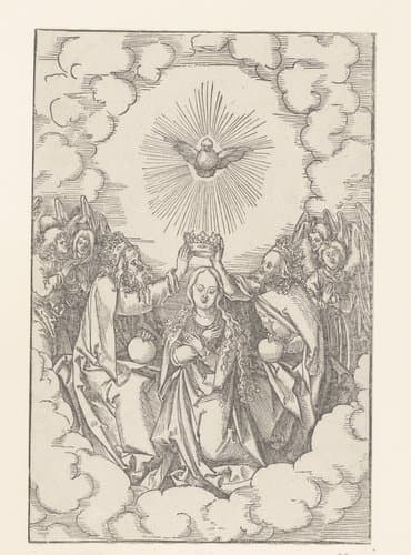 Kroning van Maria by anonymous; Hans Schäufelein