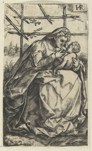 Madonna met kind by Jan van Rillaer (I)