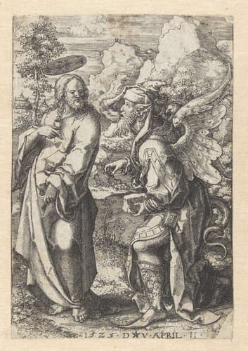 Verzoeking van Christus by Dirck Vellert