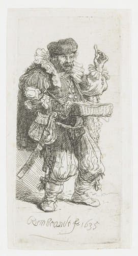 The Quacksalver by Rembrandt van Rijn
