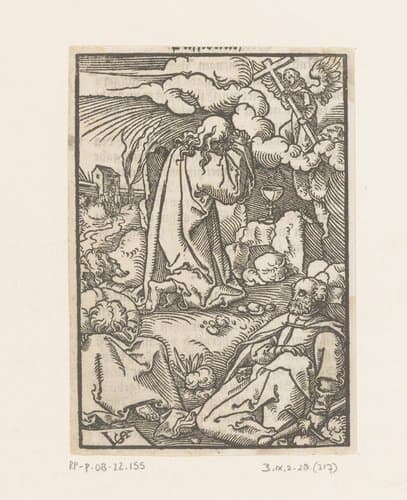 Christus in de hof van Getsemane by Virgilius Solis