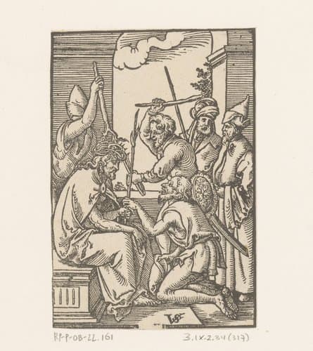 Doornenkroning by Virgilius Solis