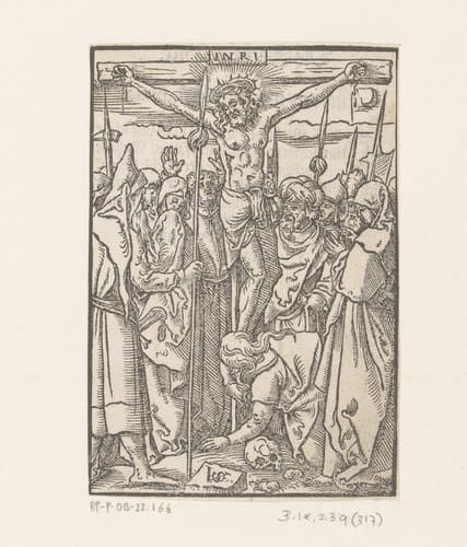 Kruisiging van Christus by Virgilius Solis