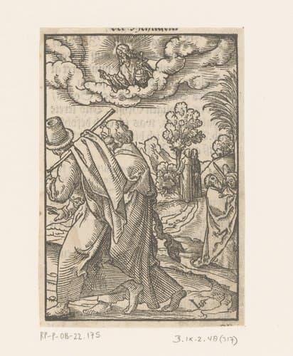 Apostelen verkondigen het evangelie in alle landen by Virgilius Solis