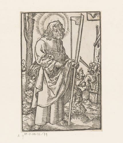 Heilige Jakobus de Mindere by Virgilius Solis