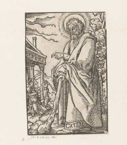 Heilige Judas Taddeüs by Virgilius Solis