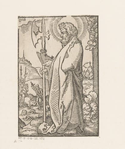 Heilige Mattias by Virgilius Solis