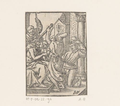 Doornenkroning by Virgilius Solis