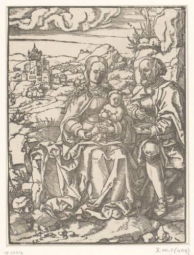 Rest on the Flight into Egypt by anonymous; Anton von Woensam