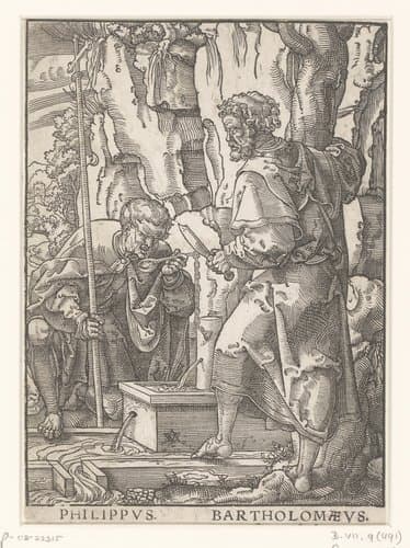 Twaalf apostelen in paren by anonymous; Anton von Woensam
