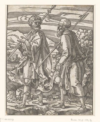 Apostelen Tomas en Matthias by anonymous; Anton von Woensam