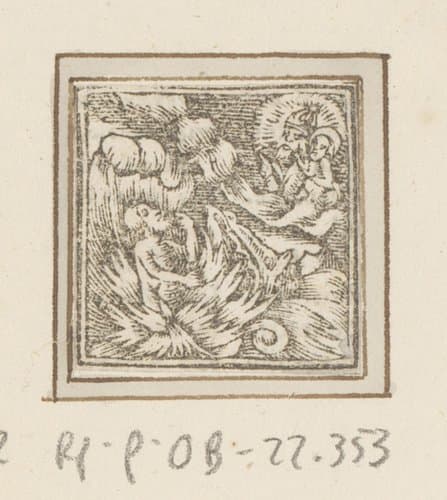 Lazarus in de hemel en de rijke man in de hel by anonymous; anonymous