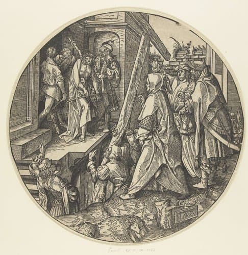 Pilatus toont Christus aan het volk (Ecce Homo) by anonymous