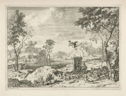 Mercurius en Herse by Albert Meyering
