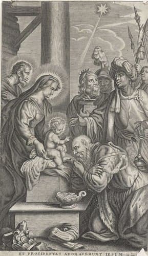 Aanbidding der koningen by Theodor van Merlen (II)