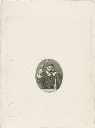 Portret van dokter Snel by Pieter van der Meulen