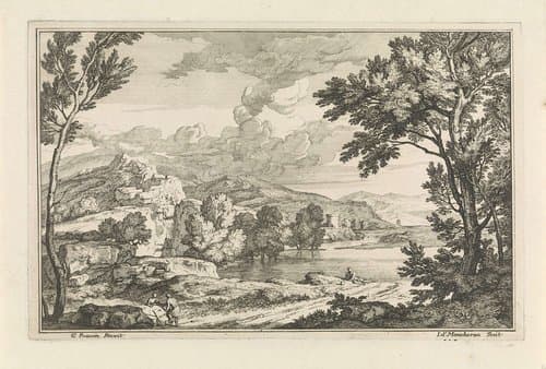 Arcadische landschappen by Isaac de Moucheron