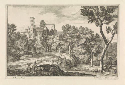 Arcadische landschappen by Isaac de Moucheron
