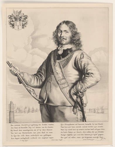 Portret van Jan van Galen by Michiel Mosijn