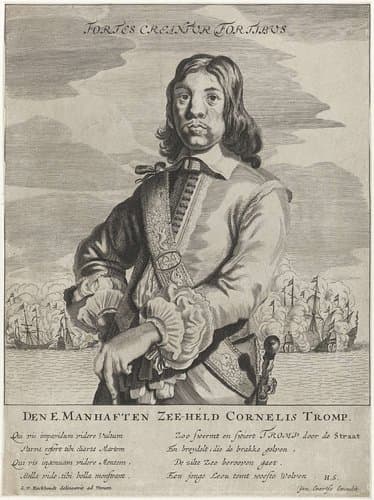 Portret van Cornelis Tromp by Michiel Mosijn