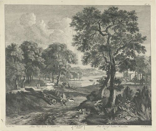 Duinlandschap buiten Haarlem by F.W. Musculus